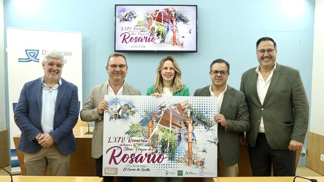 Presentación de la Romería de El Cuervo en la Diputación de Cádiz.