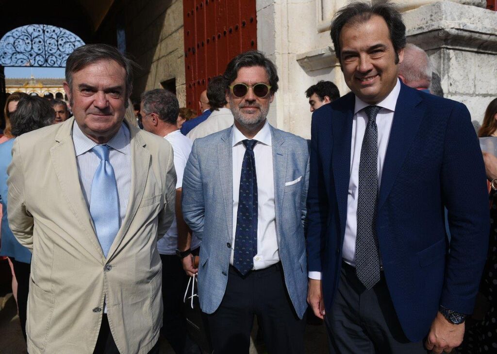 Juan Le&oacute;n, David Candilejo y Jos&eacute; Luque Teruel